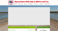 Desktop Screenshot of nissanpatrolclub.org